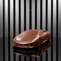 Huracan EVO Skulptur Rosegold – 3D Druck Luxus Auto Modell 1:24 – Automotive Art Wand & Tisch Deko – DEQORA